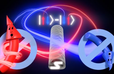 Spin correlation between paired electrons demonstrated